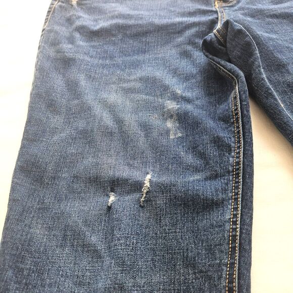 OLD NAVY Boyfriend Jeans Women 16R Distressed Denim Tapered Plus Size - Picture 3 of 13